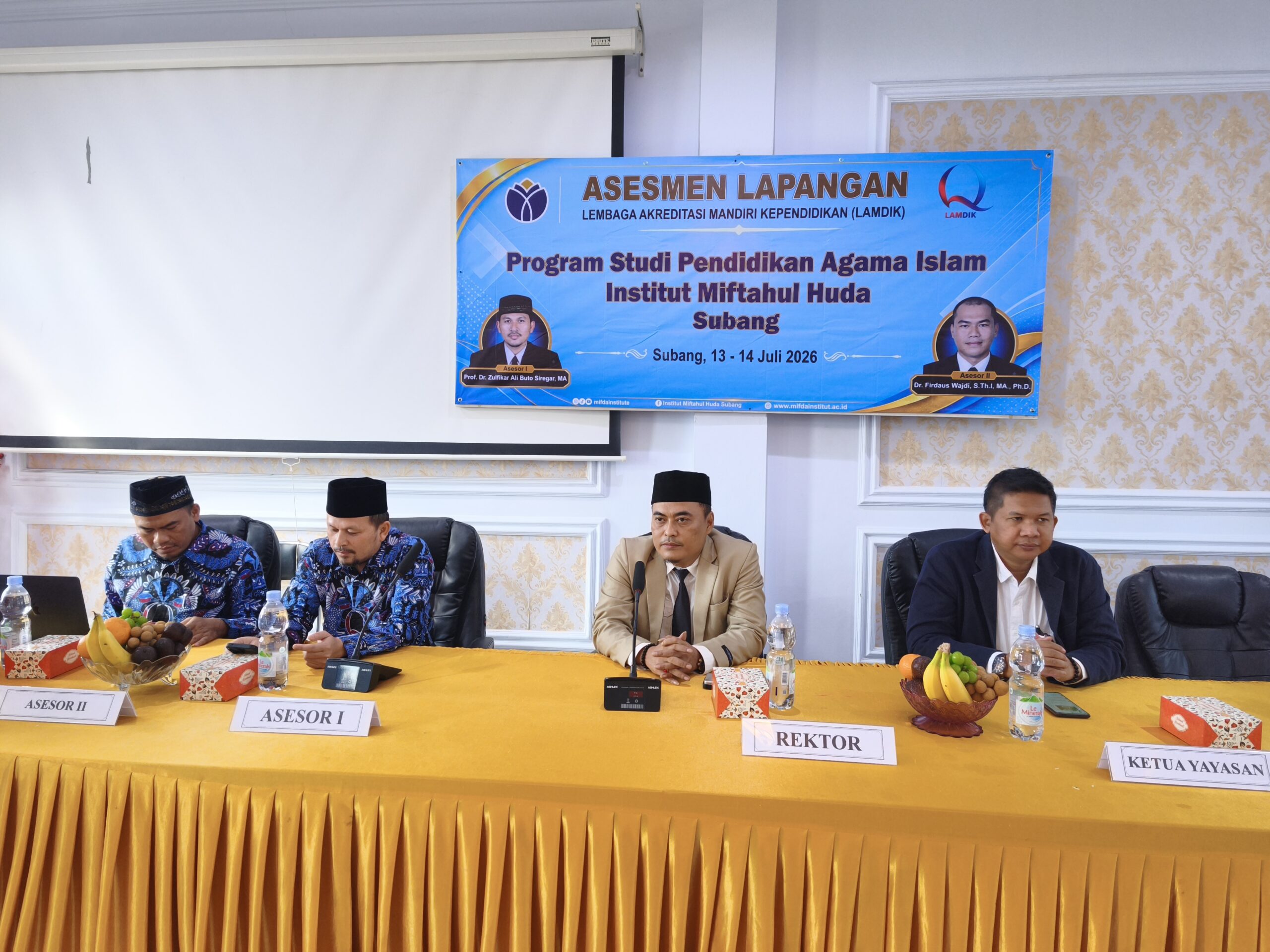 Program Studi Pendidikan Agama Islam Institut Miftahul Huda Subang Jalani Asesmen Lapangan LAMDIK Tahun 2026